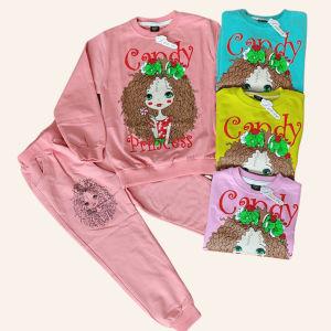 ملکه  بلوز شلوار دخترانه دورس   مناسب 5 تا 7 سال