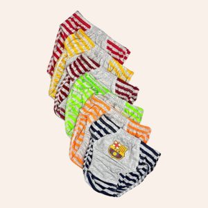 شورت پسرانه اسلیپ راه راه مناسب 11 تا 13 سال (3 عددی)