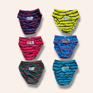 شورت اسلیپ پسرانه راه راه مناسب 7 تا 13 سال (3 عددی)