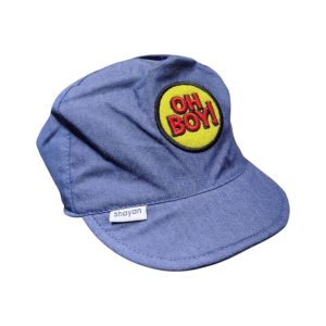 کلاه جین پسرانه طرح YEAH مدل GH1000-c