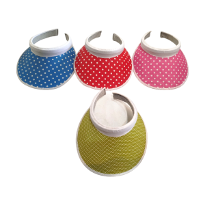 آفتابگیر سرخابی دخترانه طرح خالدار مدل 1033