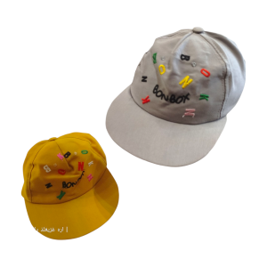 کلاه پسرانه خردلی طرح بوم بکس مدل 1035