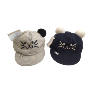 کلاه طوسی طرح خرگوش مدل 1070