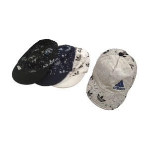 کلاه طوسی پسرانه طرح آدیداس نیم چاپ مدل 1063