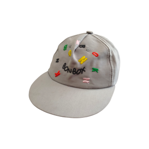 کلاه پسرانه طوسی طرح بوم بکس مدل 1034