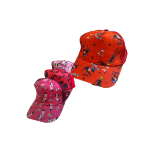 کلاه قرمز دخترانه طرح کفشدوزکی مدل 1052