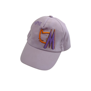 کلاه بنفش اسپرت دخترانه طرح حروف مدل 1061