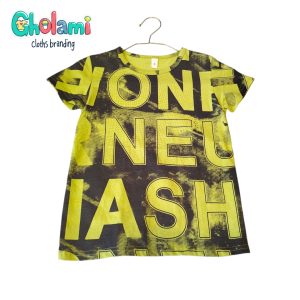 تیشرت دخترانه مدل چاپی کد Gh01-50