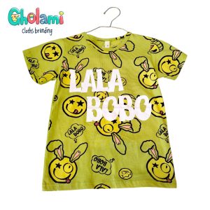 تیشرت دخترانه مدل چاپی کد Gh02-50