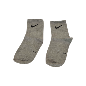 جوراب ساق کوتاه طوسی پسرانه طرح نایک مناسب ۳ تا ۴ سال