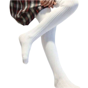 طرح گندمی لیمویی جوراب شلوار دخترانه ساپورتی مناسب 2 تا 6 سال