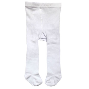 جوراب شلواری سفید دخترانه فری سایز مناسب بدو تولد تا 8 سال
