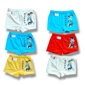 هپی چاپی شورت نیم پا پسرانه سون مناسب 7 تا 9 سال