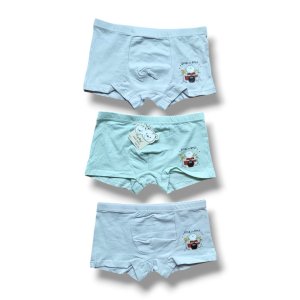 راک و رول  شورت نیم پا پسرانه لاکرا پنبه وارداتی مناسب 5 تا 7 سال