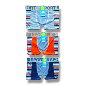 کش اسپرت شورت پادار پسرانه گیاهی مناسب 5 تا 7 سال