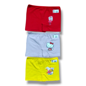 کش نواری LIO شورت پادار دخترانه پنبه لاکرا  مناسب 9 تا 11 سال