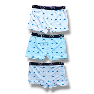 تاج و قلب شورت نیم پا دخترانه گیاهی اعلا مناسب 2 تا 5 سال