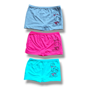 دخترک و پروانه شورت نیم پا دخترانه ویسکوز مناسب 2 تا 3 سال