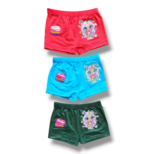 تک شاخ  شورت پادار دخترانه ویسکوز آیدین مناسب 3 تا 5 سال