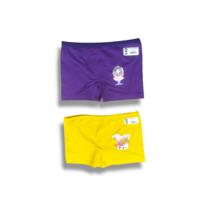 کش نواری عروسکی LIO شورت پادار دخترانه لاکرا پنبه مناسب 7 تا 9 سال