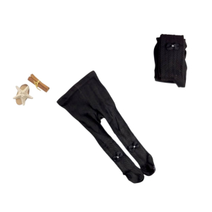 پاپیون و ژاکارد جوراب شلواری دخترانه گرم فری سایز مناسب نوزاد تا 7 سال