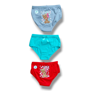 پاپیون پشت چاپ شورت اسلیپ دخترانه لاکرا پنبه مناسب 5 تا 11 سال