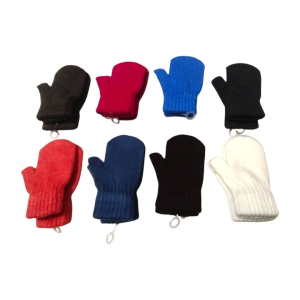 دستکش بافت ساده شصتی اسپرت مناسب 1 تا 3 سال