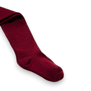 جوراب شلواری زرشکی دخترانه فری سایز مناسب نوزاد تا 8 سال