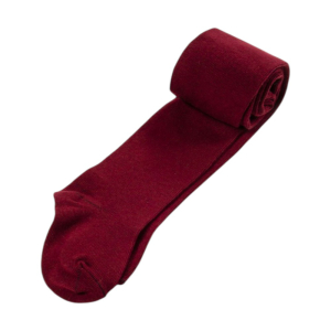 جوراب شلواری زرشکی دخترانه فری سایز مناسب نوزاد تا 8 سال